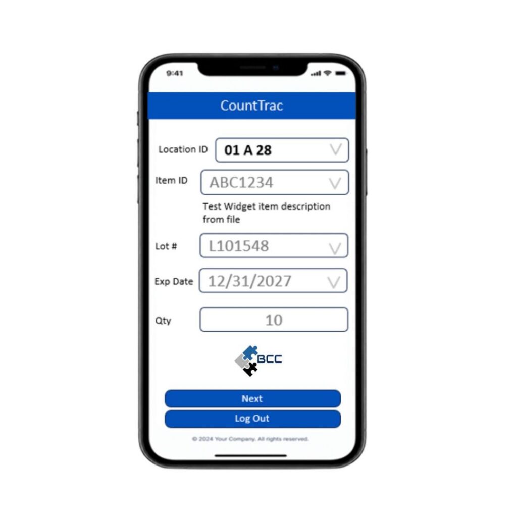 CountTrac Mobile Inventory Counting Software