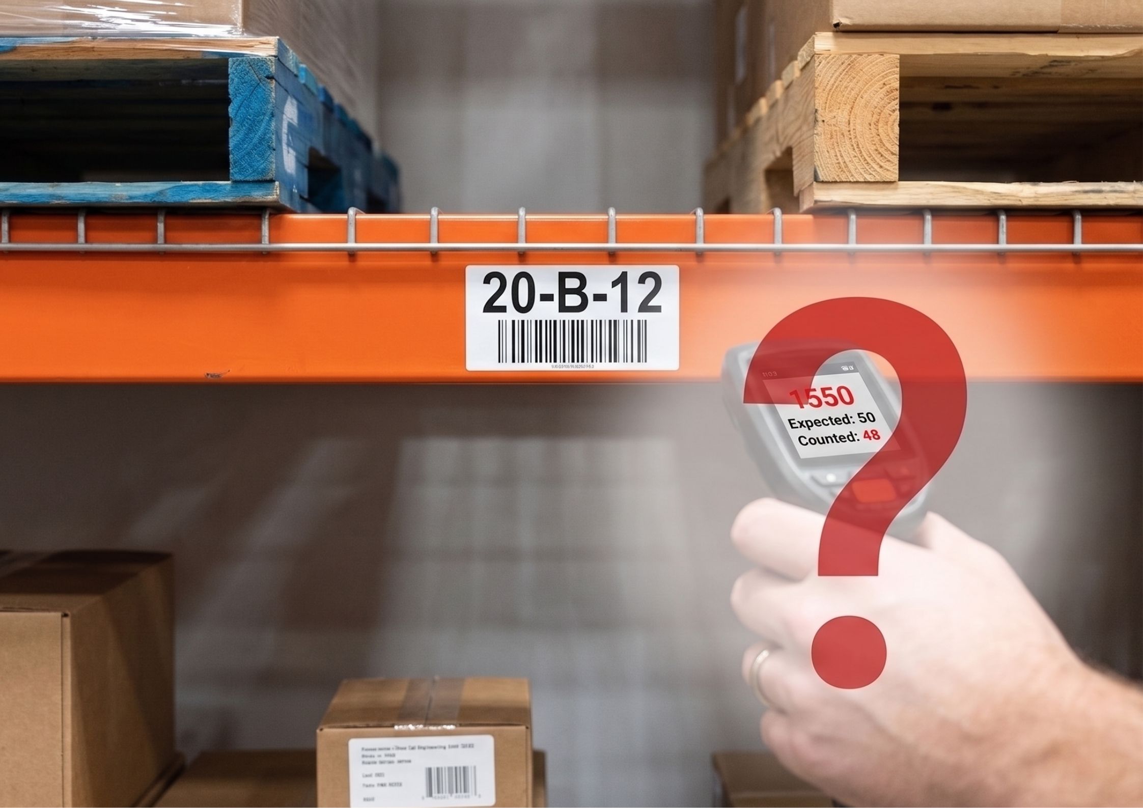 Warehouse Rack Labels